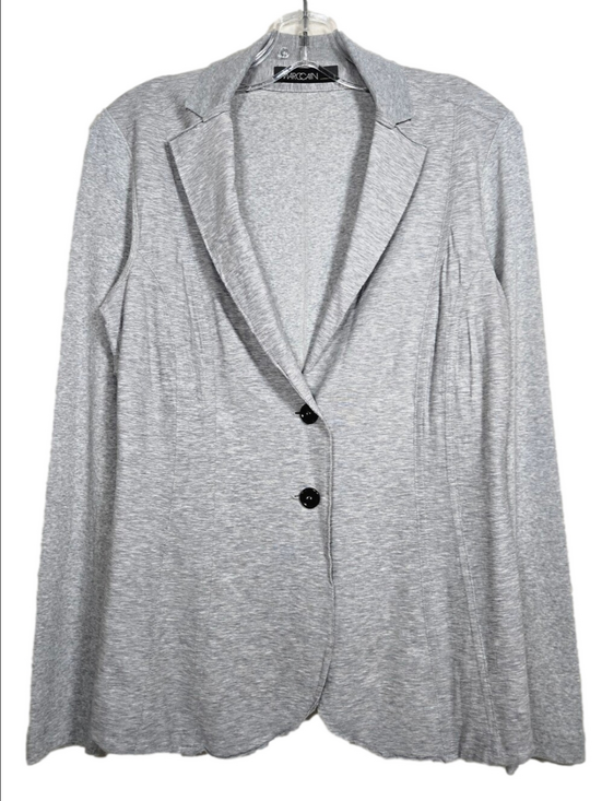 Marc Cain Jackets & Blazers - Marc Cain Light Grey 100% Cotton Blazer, Size N4 (8) ~ VGUC